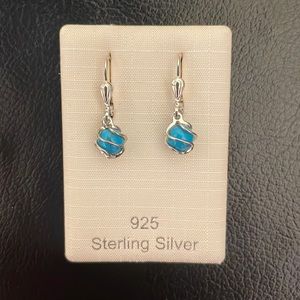 Hudson’s Bay Silver & Turquoise small dangle earrings